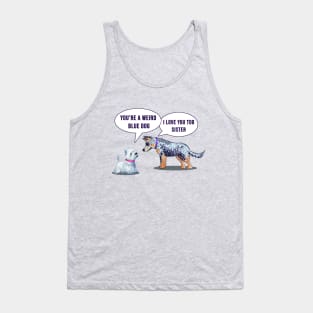 heeler and westie love Tank Top